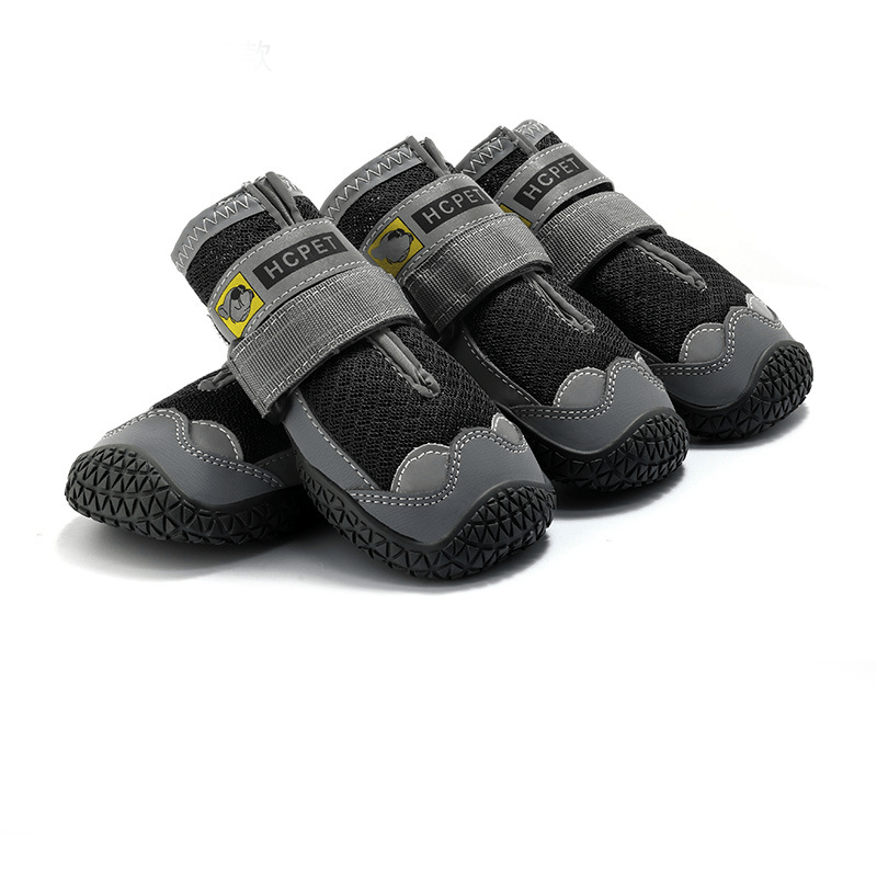 Durable Anti - Slip Dog Boots Summer Breathable Mesh Shoes - PIKAPIKA