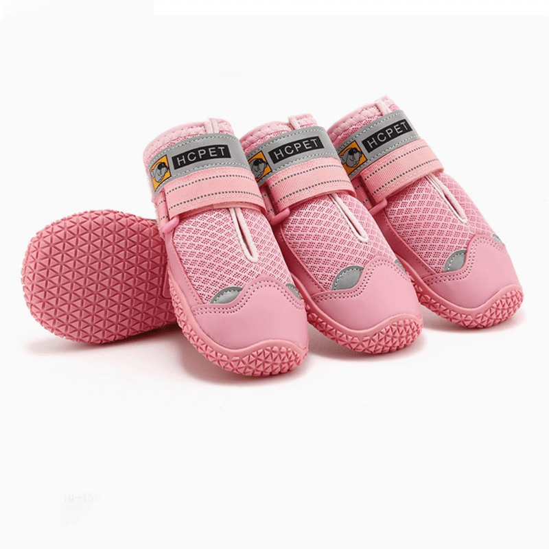 Durable Anti - Slip Dog Boots Summer Breathable Mesh Shoes - PIKAPIKA