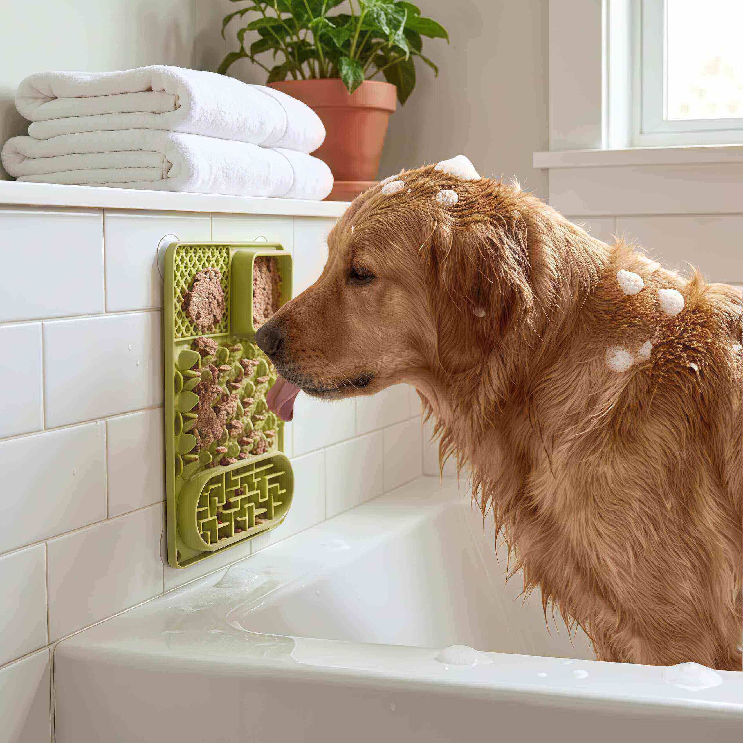 Large Suction Lick Mat for Dogs & Cats