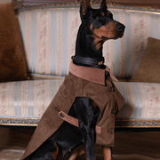 Suede Equestrian Cape - Stylish Dog Riding Cloak