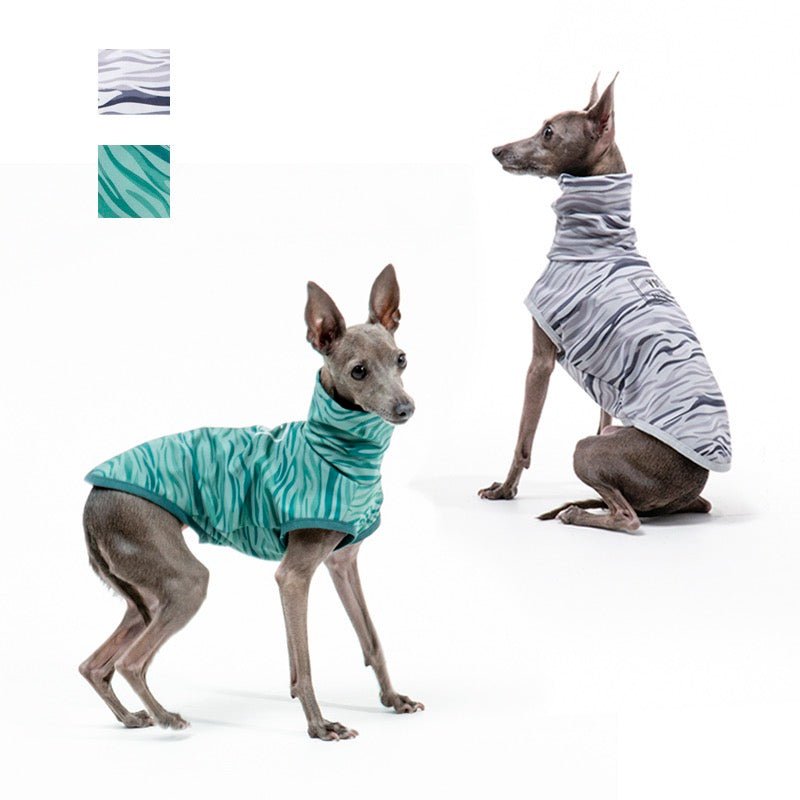 Elastic Sports Shirt Sleeveless Italian greyhound Whippet Dog Clothes - PIKAPIKA