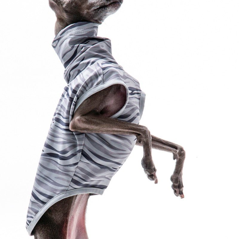Elastic Sports Shirt Sleeveless Italian greyhound Whippet Dog Clothes - PIKAPIKA