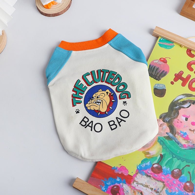 Elastic Vest Shirts Corgi Breathable Dog Clothes Sleeveless - PIKAPIKA