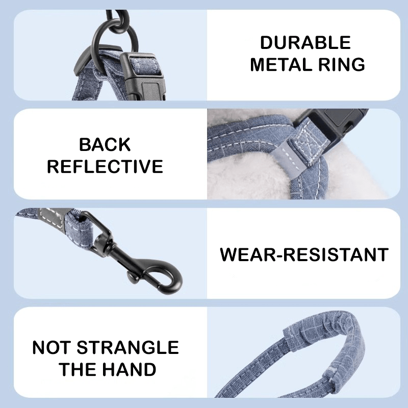 Escape - Proof Dog Harness Leash Set for Small Medium Dogs - PIKAPIKA