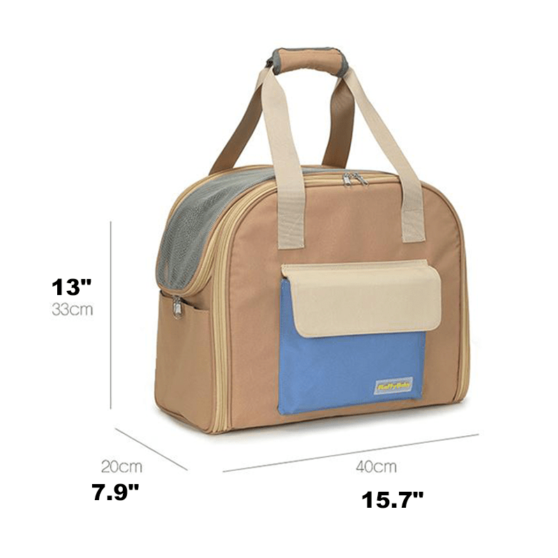 Expandable Teddy Dog Travel Backpack Breathable & Structured - PIKAPIKA