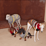 Fair Isle Dog Vest - Classic Knit Sweater for Pets