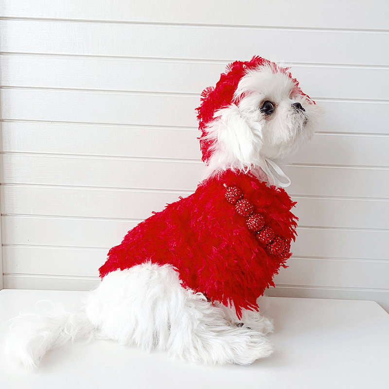 Fancy Dog Clothes Pullover Knit Sweater Small Dog Wear - PIKAPIKA