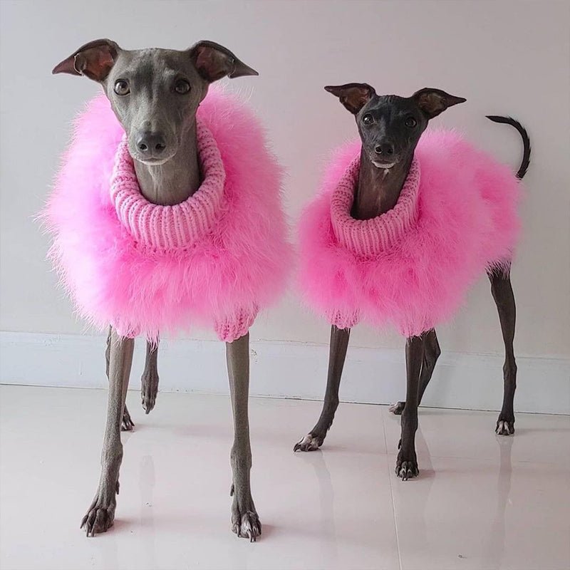 Faux Fur Sweater for Italian Greyhound Whippet - PIKAPIKA