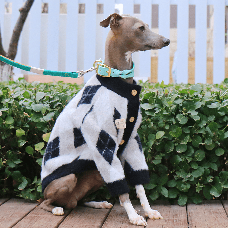 Faux Mink Cardigan Dog Sweater Knit Plush for Italian Greyhound Clothes - PIKAPIKA