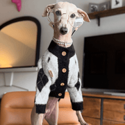 Faux Mink Cardigan Dog Sweater Knit Plush for Italian Greyhound Clothes - PIKAPIKA