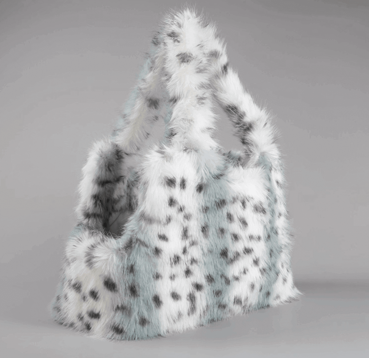 Leopard Print Pet Carrier Tote - Plush Handheld & Shoulder Cat Dog Bag