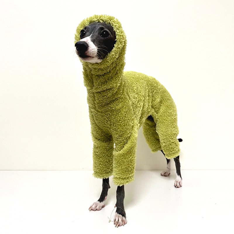 Fleece Onesie Italian Greyhound Whippet Dog Clothes - PIKAPIKA
