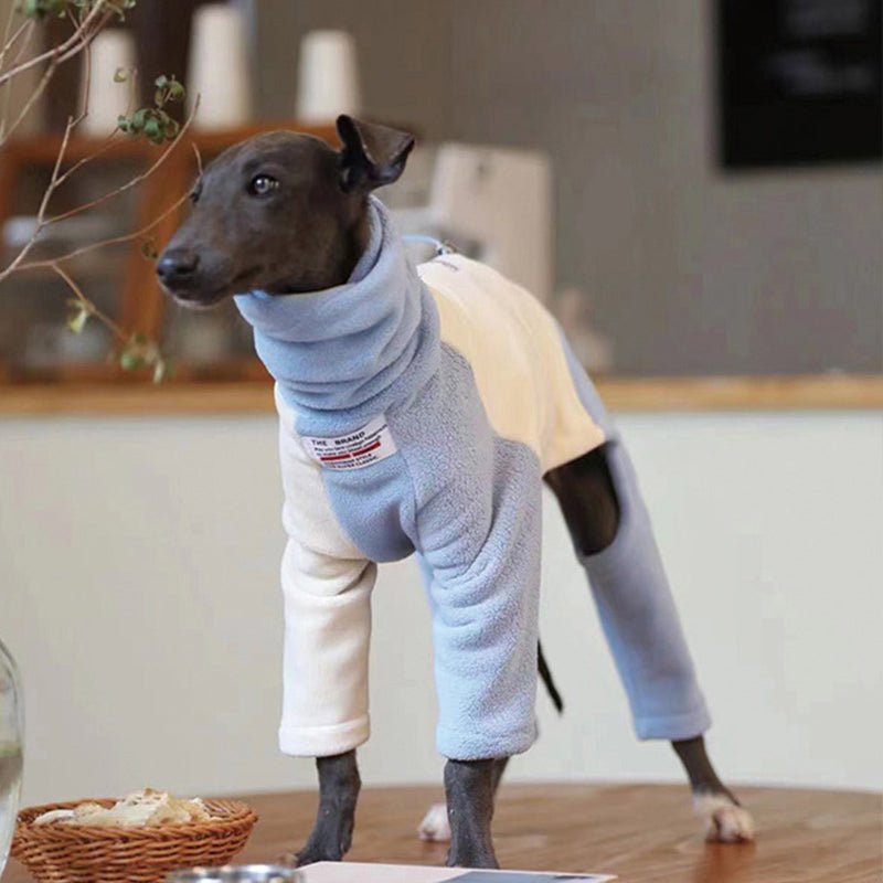 Fleece Onesie Italian Greyhound Whippet Dog Clothes - PIKAPIKA