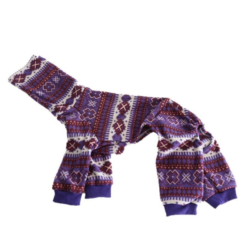 Fleece Onesie Italian Greyhound Whippet Dog Clothes - PIKAPIKA