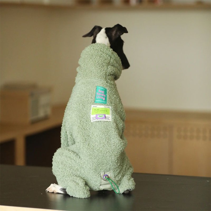 Fleece Onesie Italian Greyhound Whippet Dog Clothes - PIKAPIKA
