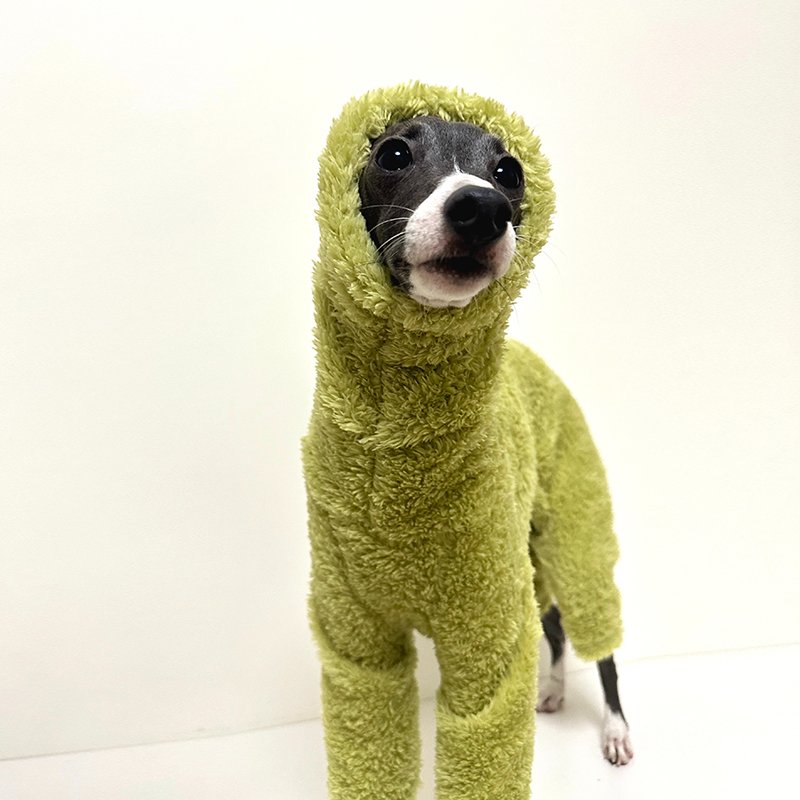 Fleece Onesie Italian Greyhound Whippet Dog Clothes - PIKAPIKA
