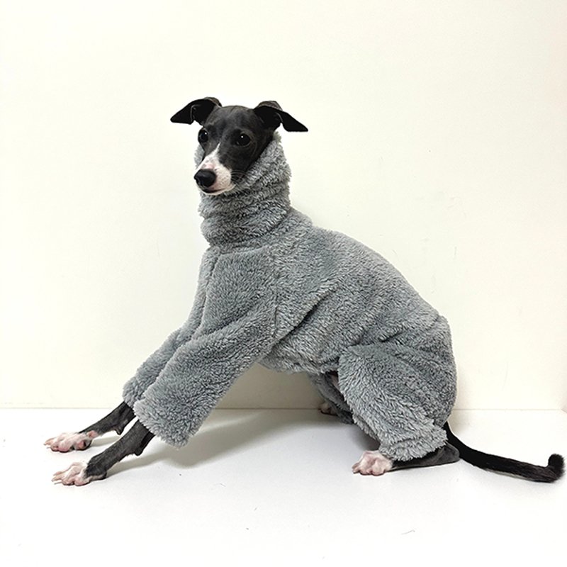 Fleece Onesie Italian Greyhound Whippet Dog Clothes - PIKAPIKA