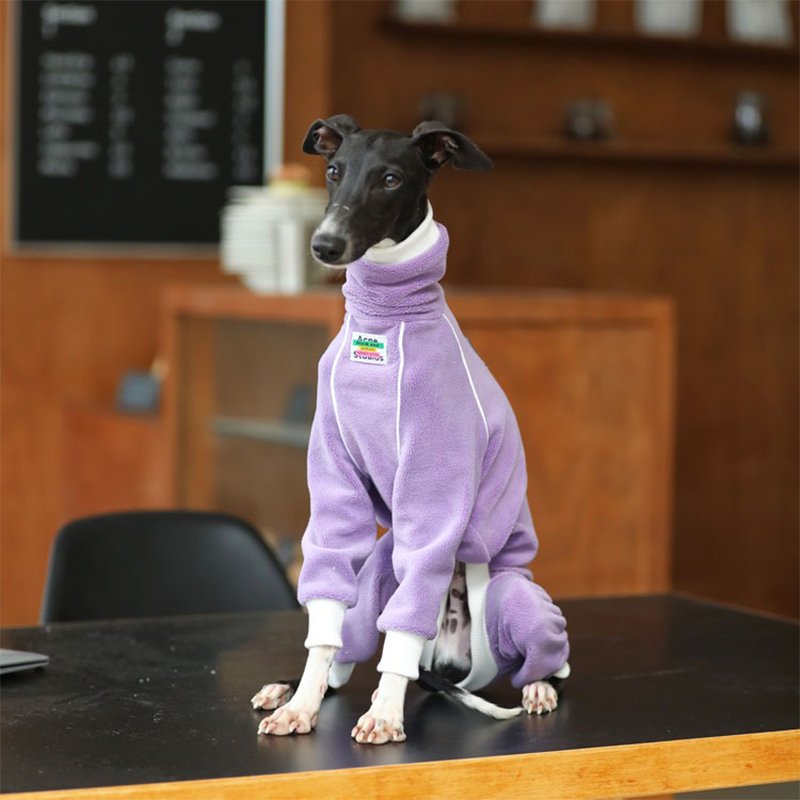 Fleece Onesie Italian Greyhound Whippet Dog Clothes - PIKAPIKA