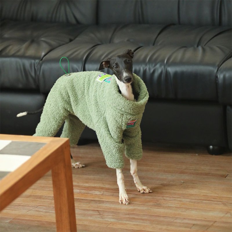 Fleece Onesie Italian Greyhound Whippet Dog Clothes - PIKAPIKA