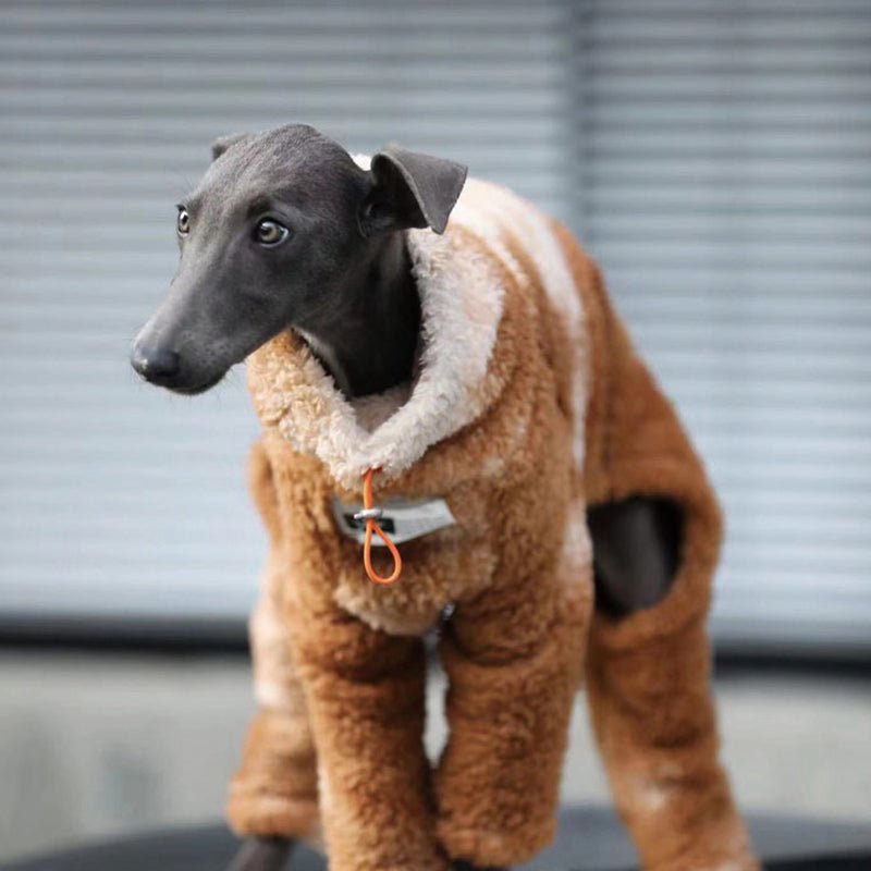 Fleece Onesie Italian Greyhound Whippet Dog Clothes - PIKAPIKA