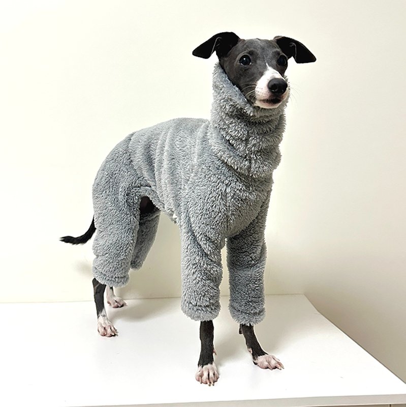 Fleece Onesie Italian Greyhound Whippet Dog Clothes - PIKAPIKA