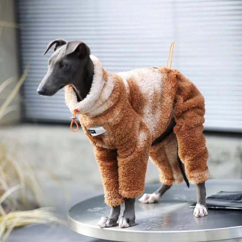 Fleece Onesie Italian Greyhound Whippet Dog Clothes - PIKAPIKA