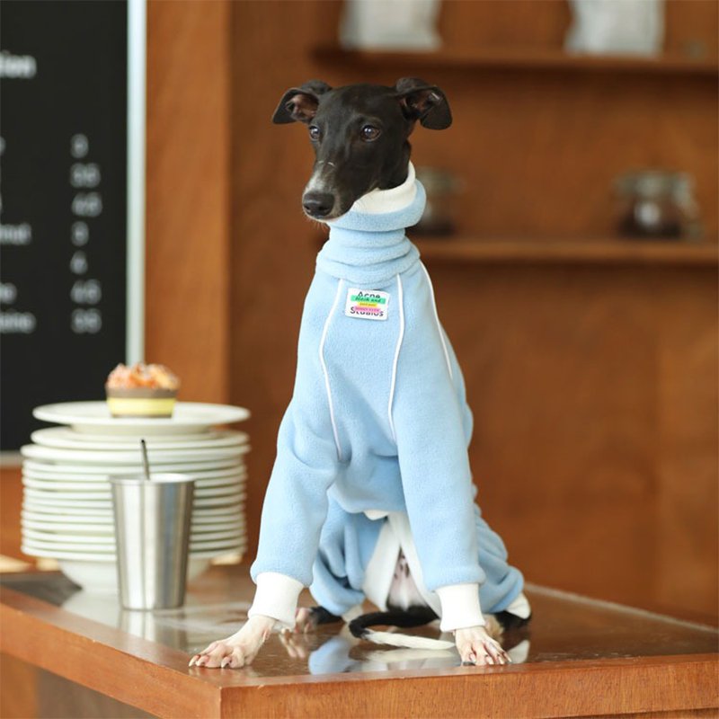 Fleece Onesie Italian Greyhound Whippet Dog Clothes - PIKAPIKA