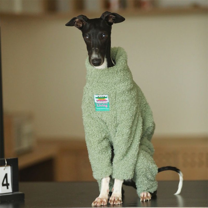 Fleece Onesie Italian Greyhound Whippet Dog Clothes - PIKAPIKA