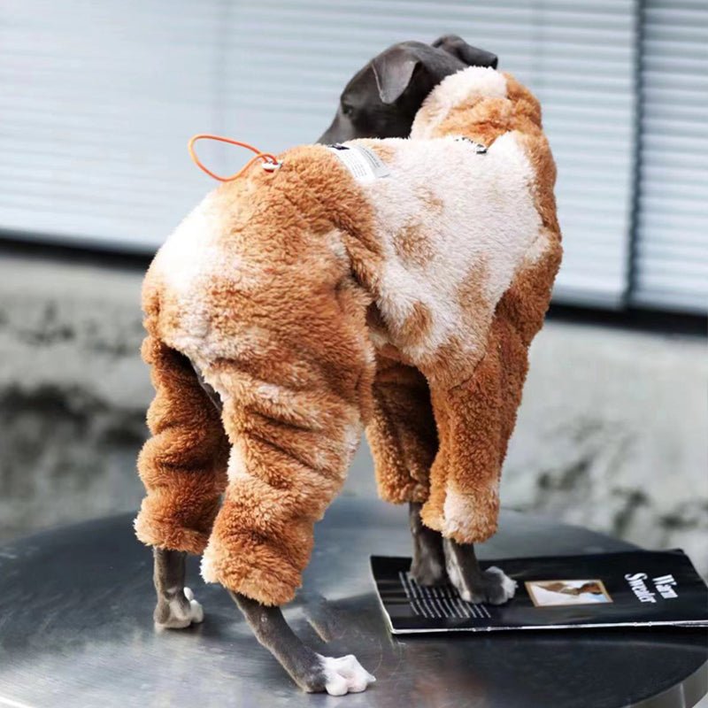 Fleece Onesie Italian Greyhound Whippet Dog Clothes - PIKAPIKA