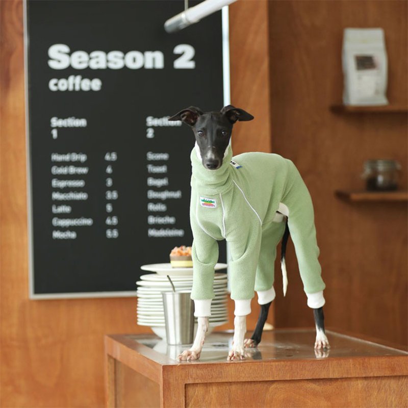 Fleece Onesie Italian Greyhound Whippet Dog Clothes - PIKAPIKA