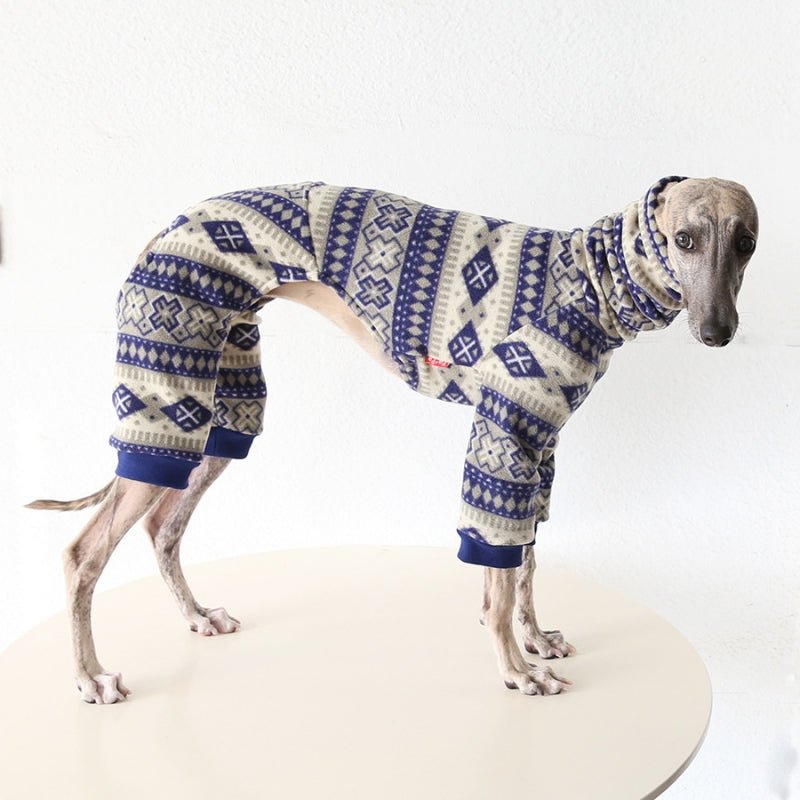 Fleece Onesie Italian Greyhound Whippet Dog Clothes - PIKAPIKA