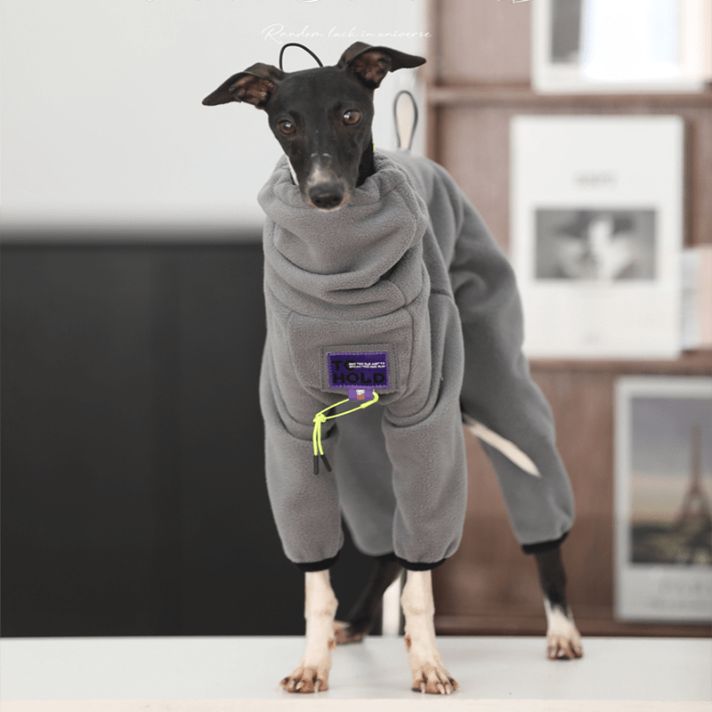 Fleece Onesies 4Legs Italian Greyhound Whippet Dog Clothes - PIKAPIKA