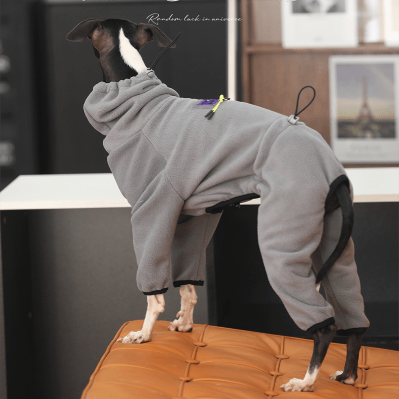 Fleece Onesies 4Legs Italian Greyhound Whippet Dog Clothes - PIKAPIKA