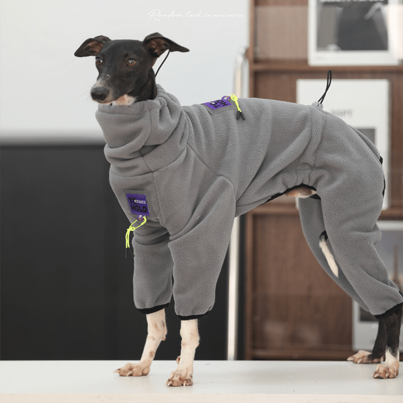 Fleece Onesies 4Legs Italian Greyhound Whippet Dog Clothes - PIKAPIKA