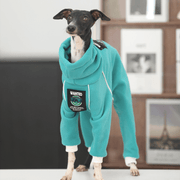 Fleece Onesies 4Legs Italian Greyhound Whippet Dog Clothes Blue - PIKAPIKA