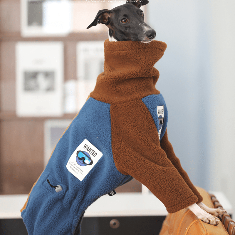 Fleece Onesies 4Legs Italian Greyhound Whippet Dog Clothes Multicolor - PIKAPIKA