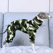 Fleece Onesies Camouflage Italian Greyhound Whippet Dog Clothes - PIKAPIKA