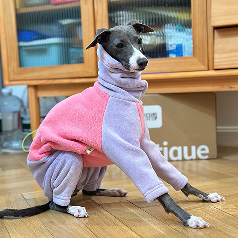 Fleece Onesies for Italian greyhound Whippet Dog Clothes - PIKAPIKA