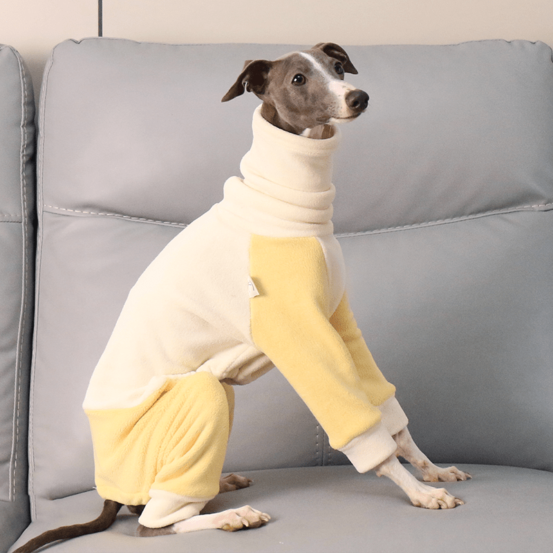 Fleece Onesies High Neck for Italian Greyhound Whippet Dog Clothes - PIKAPIKA