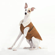 Fleece Suede Vest Jacket Italian Greyhound Whippet Dog Clothes - PIKAPIKA