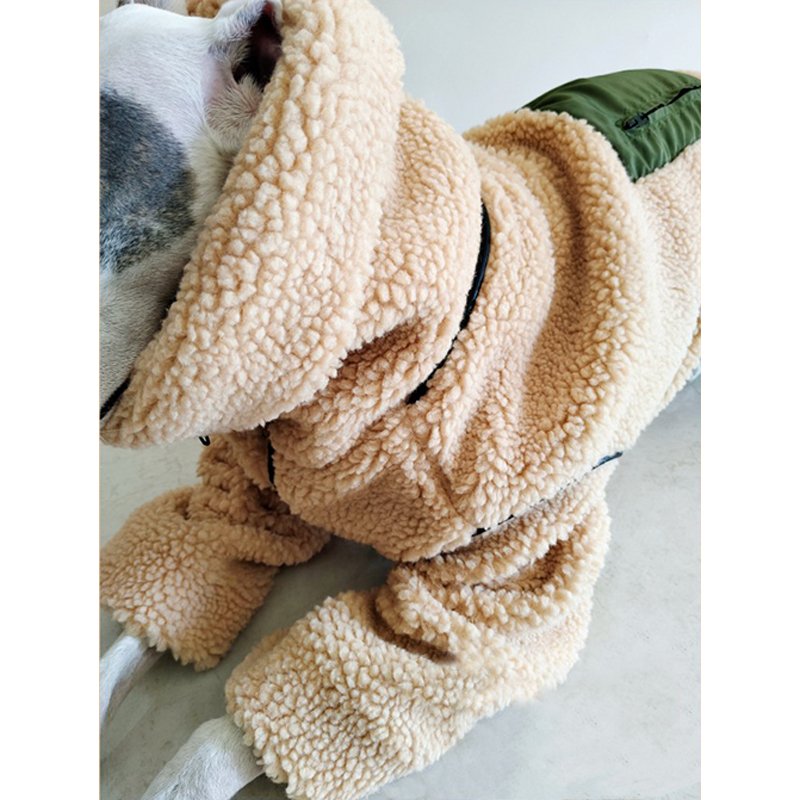 Fleece Turtleneck Coat Italian greyhound Whippet Dog Clothes - PIKAPIKA