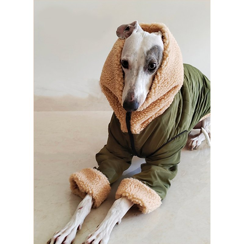 Fleece Turtleneck Coat Italian greyhound Whippet Dog Clothes - PIKAPIKA