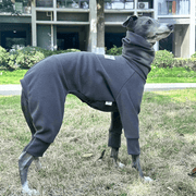 Fleece Warm Onesies Italian greyhound Dog Clothes Gray - PIKAPIKA