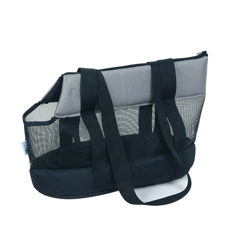 Foldable Breathable Mesh Shoulder Travel Bag Portable Pet Carrier - PIKAPIKA