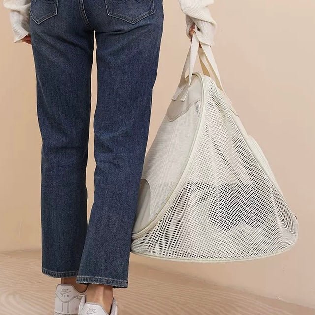 Foldable Breathable Travel Bag Large Capacity Portable Pet Carrier Tote - PIKAPIKA