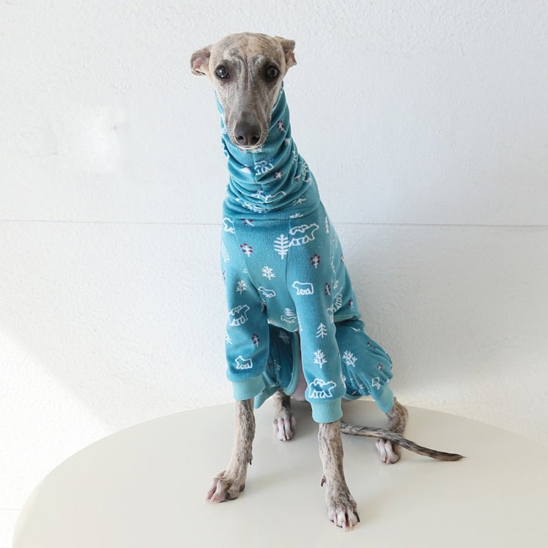Forest Print Outfit for Italian Greyhound Whippet Dog Clothes - PIKAPIKA