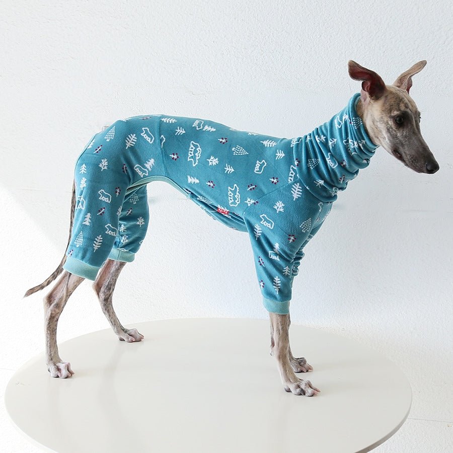 Forest Print Outfit for Italian Greyhound Whippet Dog Clothes - PIKAPIKA