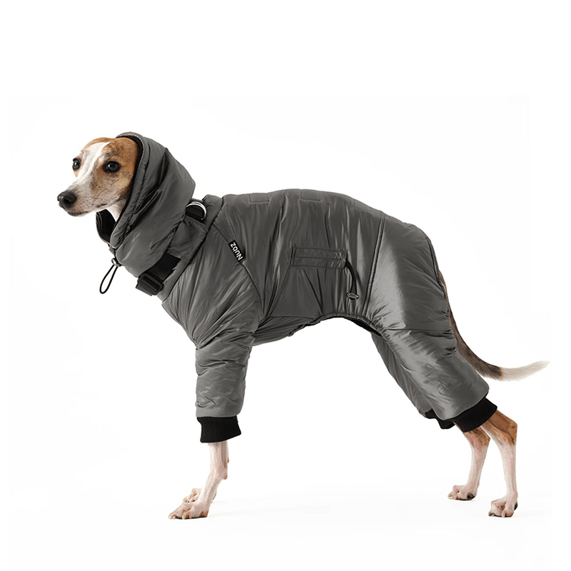 Four - Leg Cotton Coat Greyhound Whippet Winter Dog Clothes - PIKAPIKA