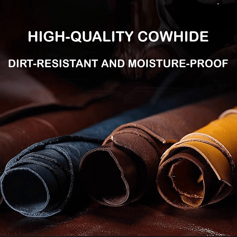 Genuine Leather Anti - Lost Engraved Dog Collar Custom ID Tag for Small Medium Dogs - PIKAPIKA