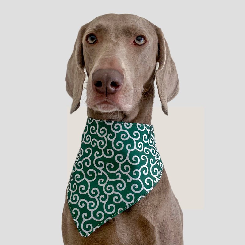 Geometric Print Triangle Scarf Dog Bib Bandanas - PIKAPIKA